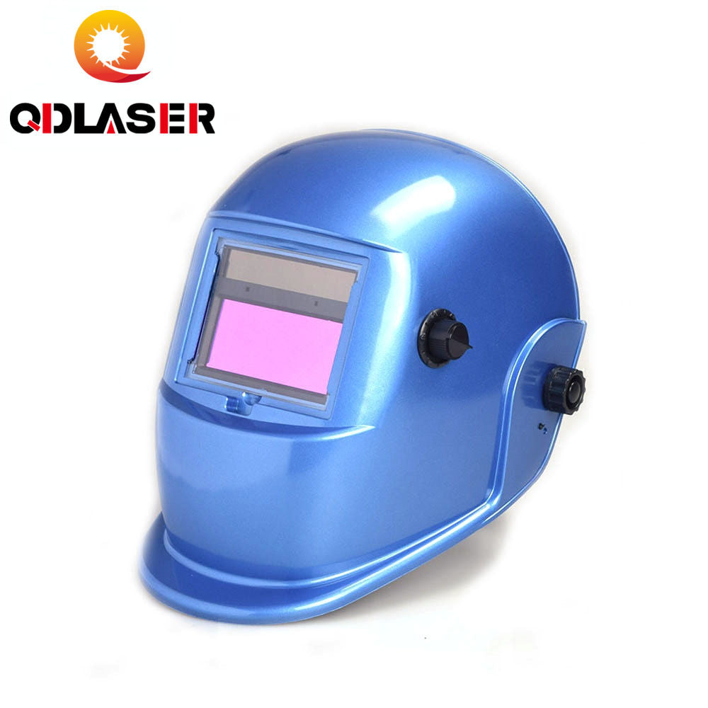 QDLASER Auto Darkening Welding Helmet KM-6000B with Solar Cells and Lithium Battery