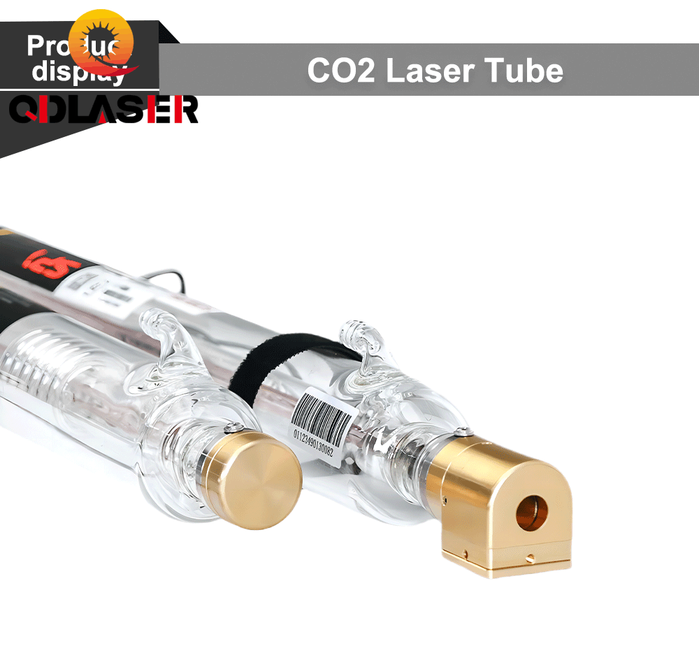 QDLASER SPT TR90 90-100W Co2 Laser Tube Length 1280mm Diameter 80mm for CO2 Laser Engraving And Cutting Machine