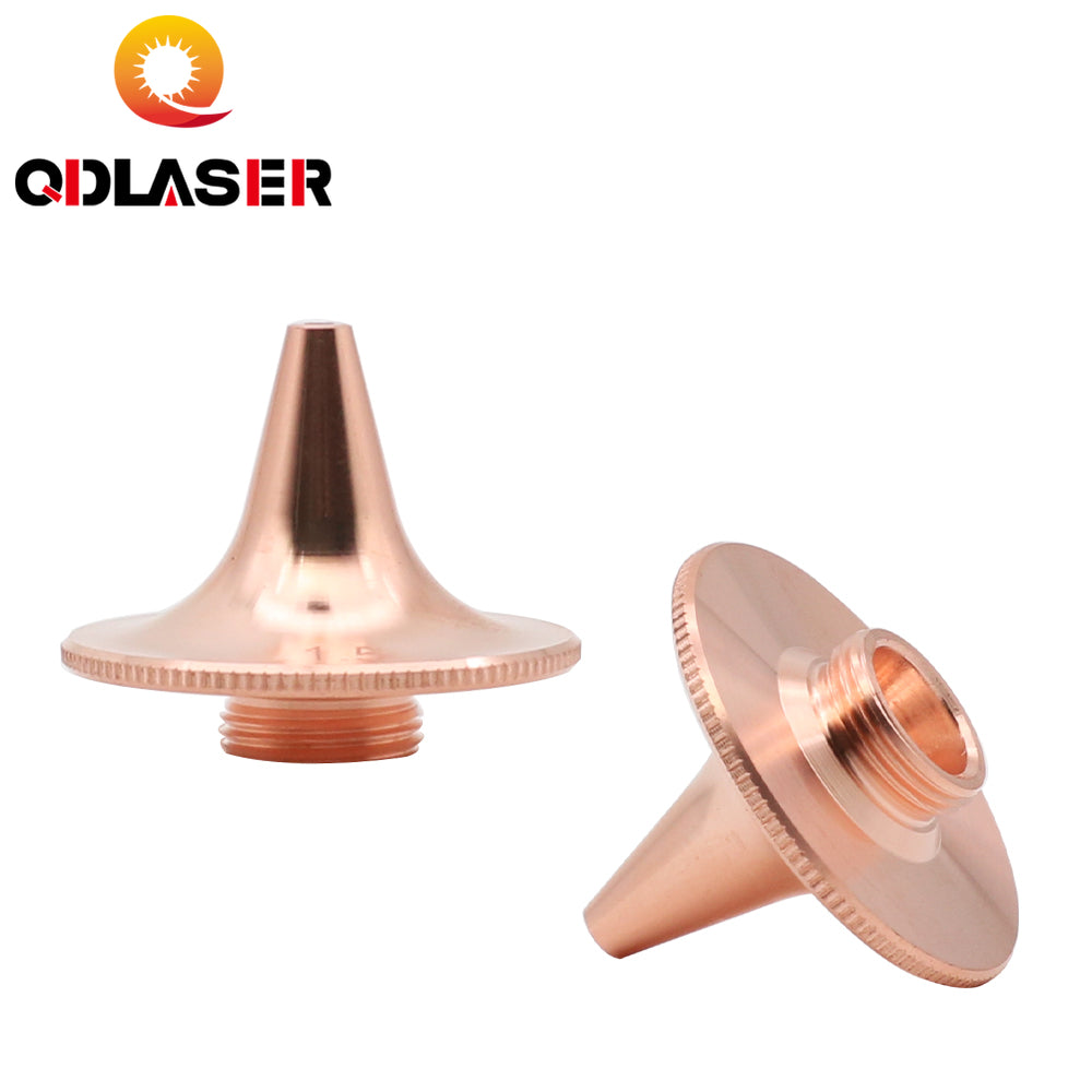 QDLASER Precitec D Type Laser Fiber Nozzle Single Layer Dia.28mm Caliber 1.5/2.0 for Precitec Fiber Laser Cutting Head
