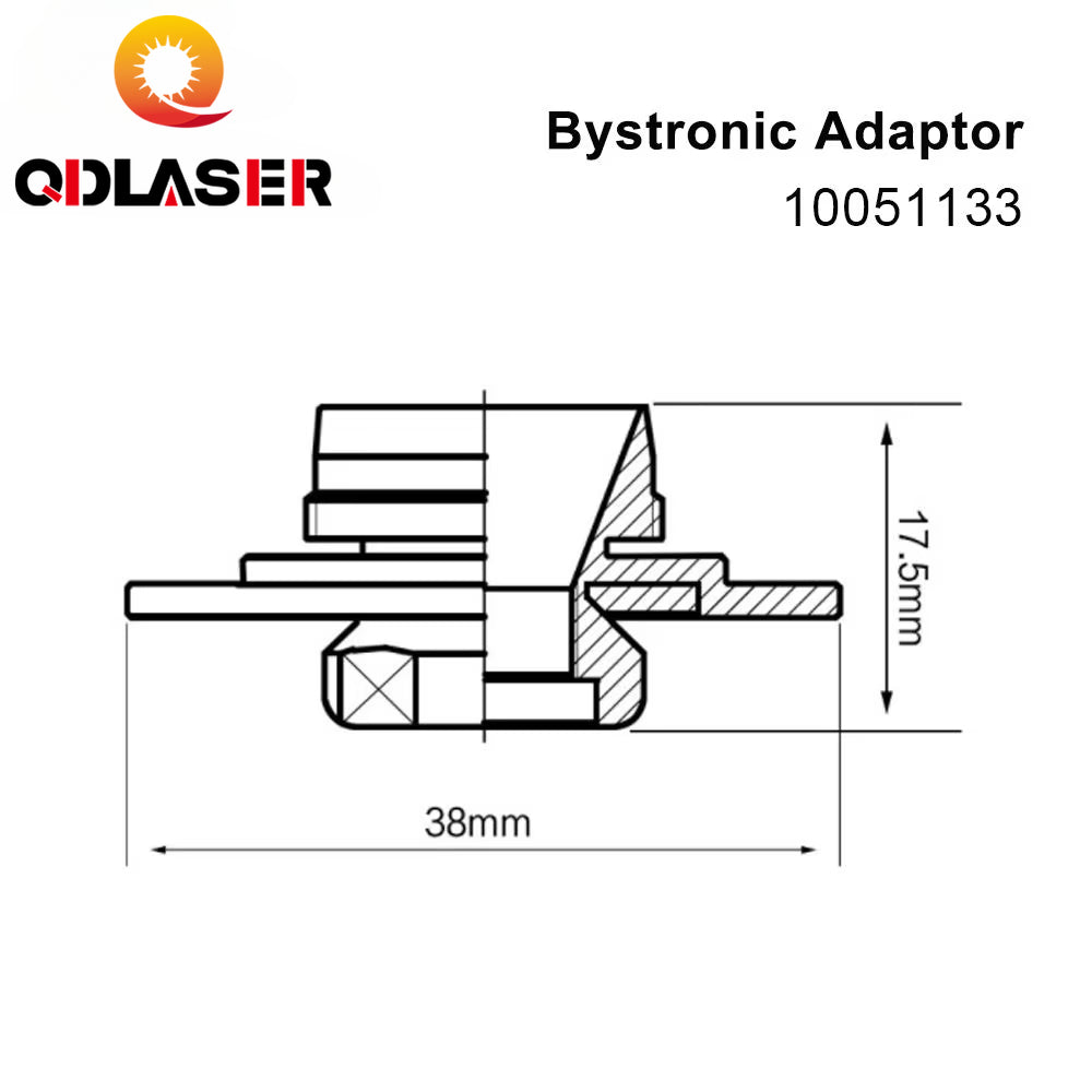 QDLASER Laser Adaptor Nozzle - OEM Support Laser Parts & Consumables for BYS Laser Machines