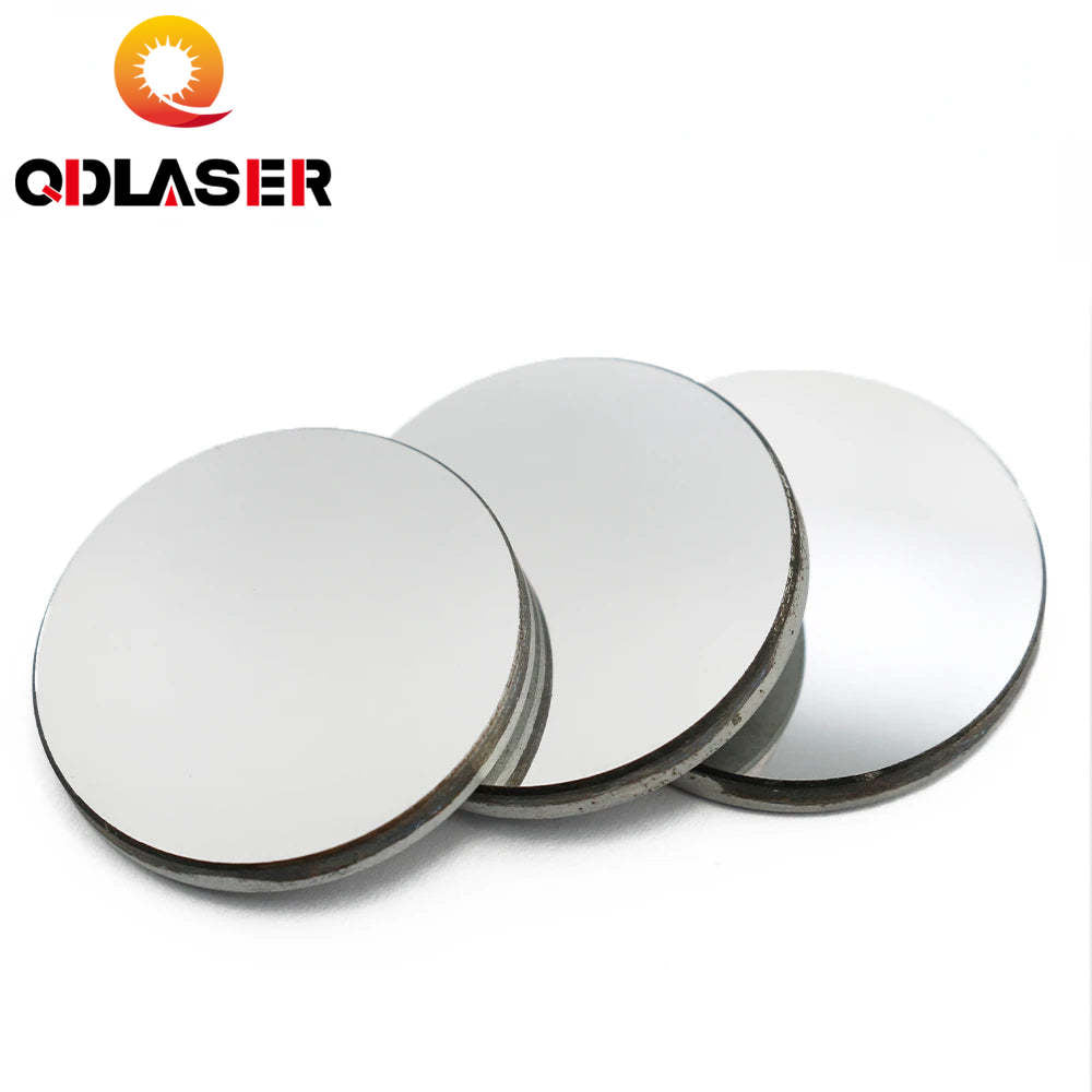 QDLASER CO2 Laser Reflector Mo Mirror Dia. 15 19.05 20 25 30 38.1mm Thickness 3mm for CO2 Laser Cutting Engraving Machine