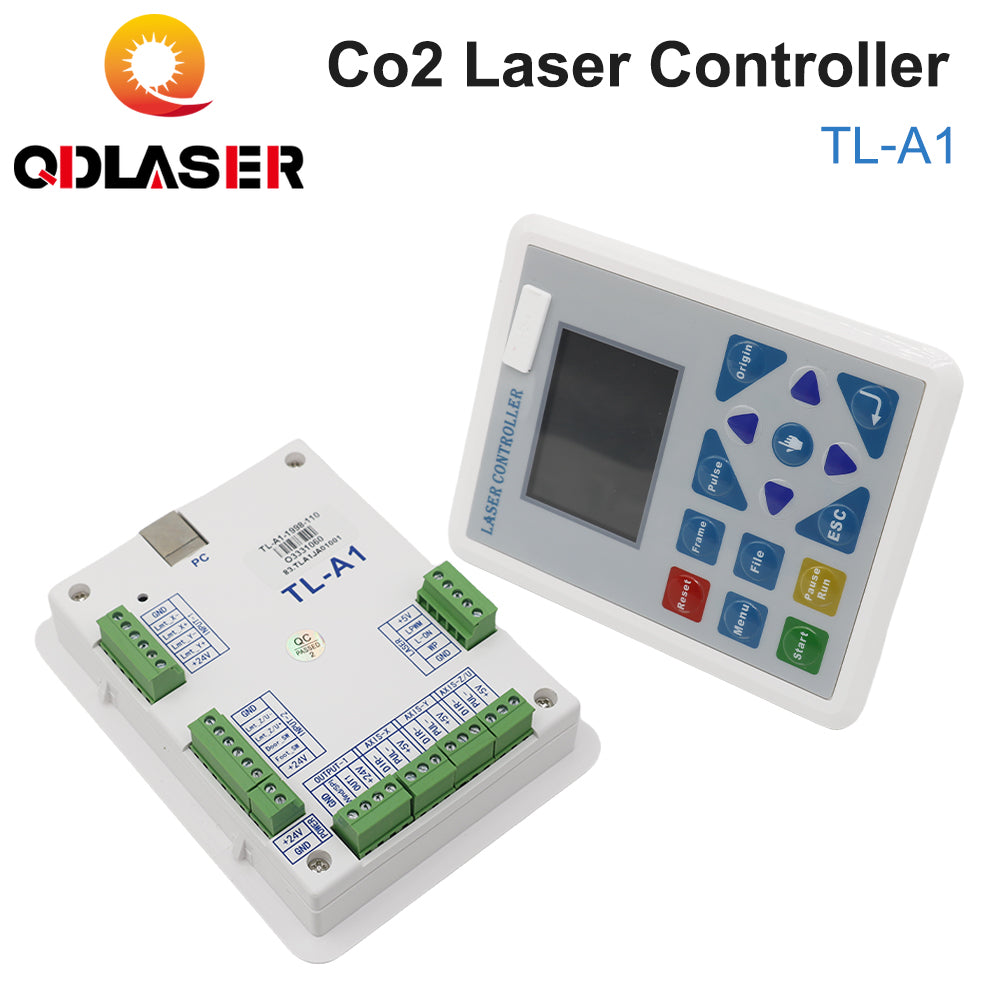QDLASER Topwisdom TL-A1 CO2 Laser Controller Replaces Ruida Leetro Trocen for CO2 Laser Engraving Machine K40 Laser 3020 6040