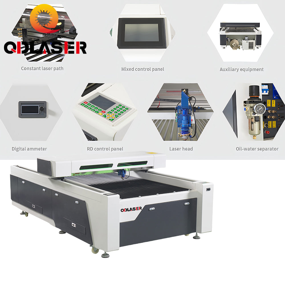 500W 1325M No-Metal Laser Cutting Machines for Advertising Industry Reci Laser Tube Ruida Control System
