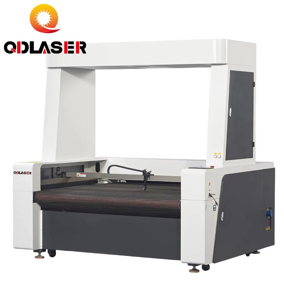 80W 1610F-CCD CO2 Fabric Cutting Machine for Synthetic Leather, Artificial Leather, Cloth, and Fur - High Precision, Efficient C