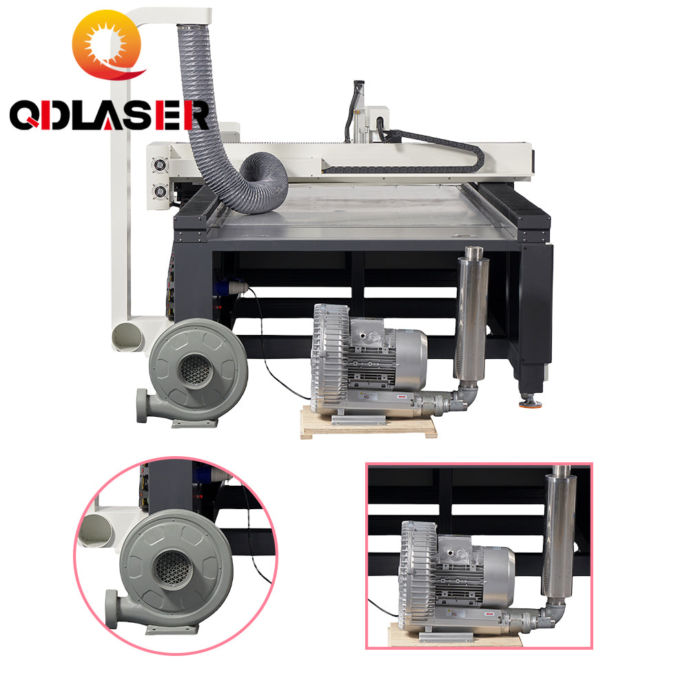100W 1325R-DM Fiber Laser Marking Machine for Clothing,Leather, Crafts, Glass