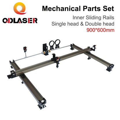 QDLASER Mechanical Inner Sliding Rails Kits Spare Parts DIY 900*600mm for 9060 CO2 Laser Engraving Cutting Machine