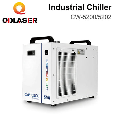 QDLASER CW5200 CW5202 S&A Water Chillers Industrial air water cooler for CO2 Laser Engraving Cutting Machine Cooling