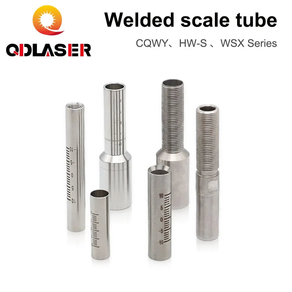 Handheld Laser Welding Nozzle Connector Fixed Scale Tube for WSX CQWY HW QILIN Handheld Welding Head Machine M16 M8 M10 Thread