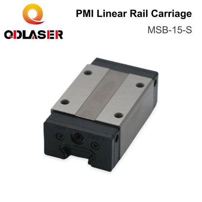 QDLASER CO2 Laser Cutting Machine Metal Parts High Quality PMI Linear Guideway Slider for CO2 Laser Engraving Cutting Machine