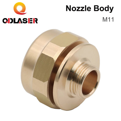 QDLASER M11 Copper Nozzles Body Anti-collision Accessories Nozzle holder Fiber Laser Cutting Head Replacement for OEM Precitec