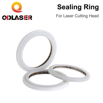 QDLASER Seal ring gasket protection window Yellow / white for Raytools/Precitec/WSX/Bodor Customizable Size for Fiber Laser Head