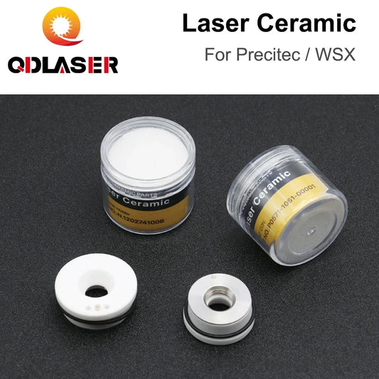 QDLASER Laser Ceramic P0571-1051-00001 OEM Precitec Lasermech Dia.28mm/32mm Thread M11 For Precitec Laser Cutting Head