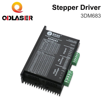 QDLASER Leadshine Stepper Motor Driver 3DM683 3 Phase 20-60VDC 0.5-8.3A for Nema23 Nema34 Motor Controller