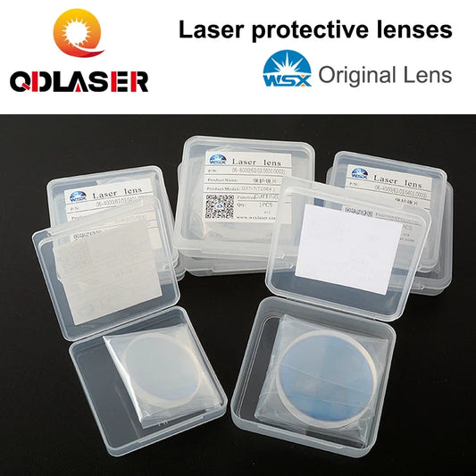 WSX Laser Original Lens 30x5 Protective Windows 4KW 1064nm JGS1 Fused Silica Optical 18x2 20x2 For Fiber Cutting Head KC13/15