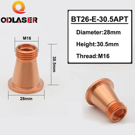 QDLASER Fiber Laser Nozzle Base D52 H9.5 Laser Cutting Machine Accessories Laser Nozzle Seat