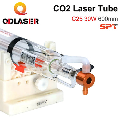 QDLASER SPT C25 30-35W Co2 Laser Tube Length 600mm Diameter 50mm for CO2 Laser Engraving Cutting Machine