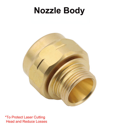 QDLASER OEM 10064099 Laser Nozzles Holder M15-M10 for Fiber Laser Cutting Head Replacement Parts