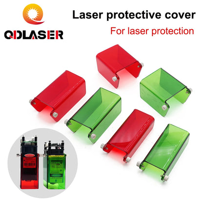 QDLASER Laser Protective Cover, Laser Goggles Protects,33mm/40mm/46mm Laser Head Protect Shell, Use for Laser Engraver