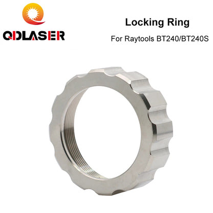 QDLASER Fasten Ring Nozzle Connection Part for Raytools BT240 BT240S Fiber laser Cutting head Nozzle Connector Fasten Ring