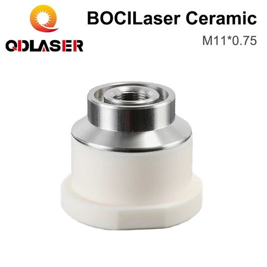 QDLASER BOCI Laser Ceramic Body Dia.41mm M11 High 34mm Nozzle Holder Ring for High Power Fiber Cutting Head BLT420 BLT641