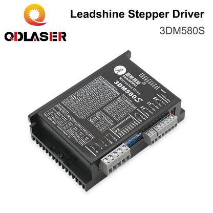 QDLASER Leadshine Stepper Motor Driver 3DM580 3 Phase 18-50VDC 1.0-8.0A Upgrade 3DM580 for CO2 Laser Cutting Engraving Machine