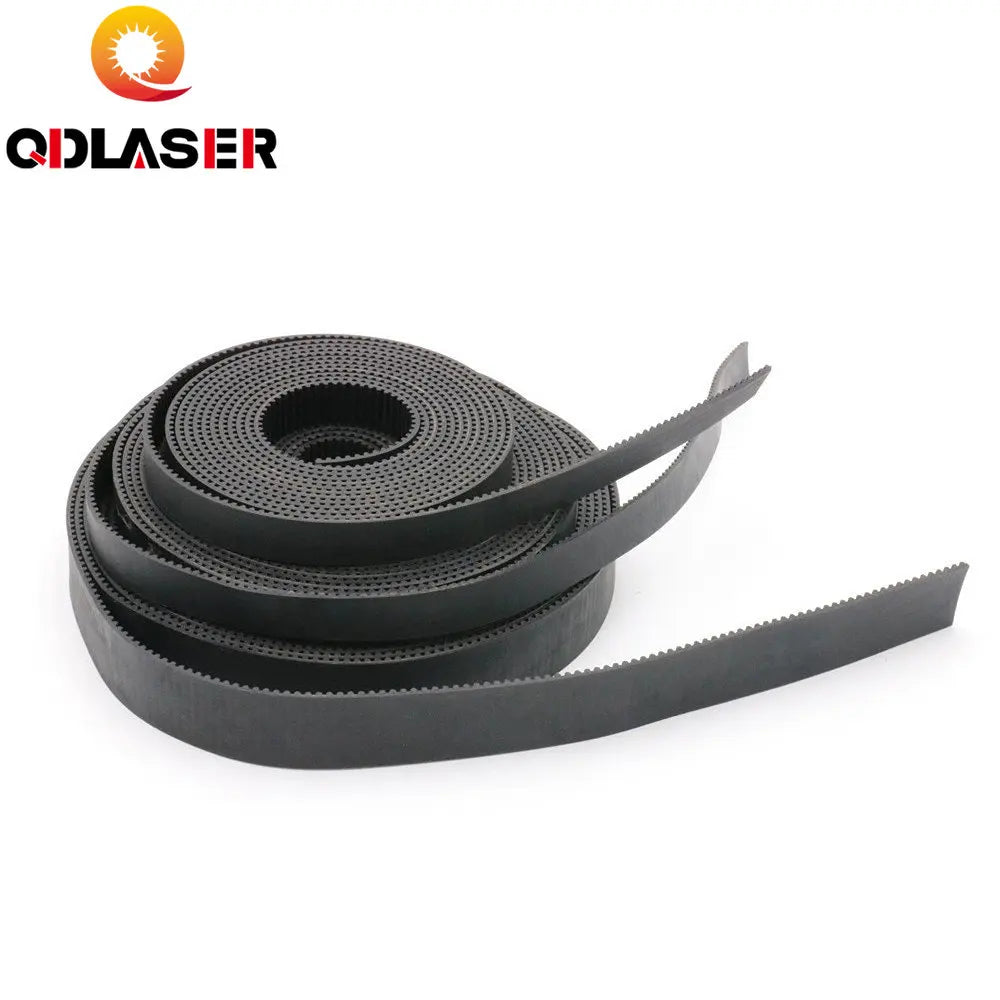 QDLASER High Quality 10meters HTD3M PU Open Belt 3M Width 5 10 15 20 25 30mm Timing Belt Polyurethane for CO2 Laser Machine