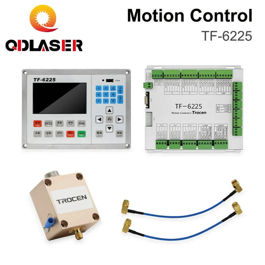 QDLASER Trocen TF-6225 Fiber CO2 Laser Controller Automatic height sensing system + metal non-metal material cutting controller