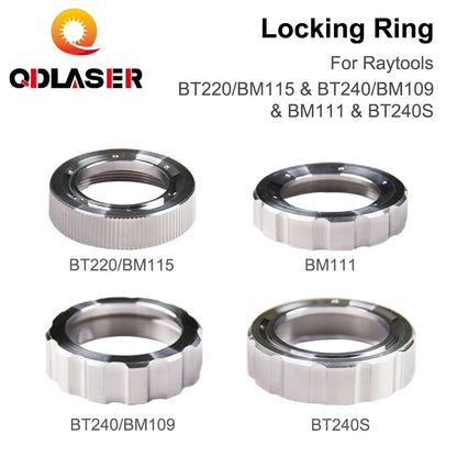 QDLASER Raytools Fiber optic cutting head tight locking ring BT220/BM115 & BT240/BM109 & BM111 & BT240S Nozzle Connection Part