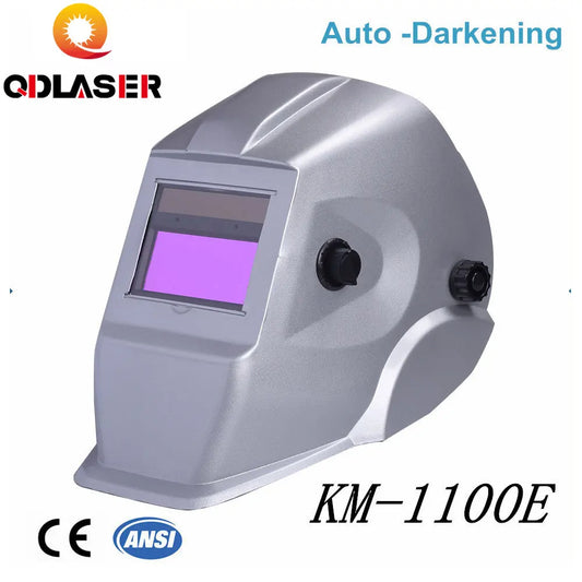 QDLASER Auto Darkening Welding Helmet Mask Welding 100X 49mm Viewing area for Laser Welding