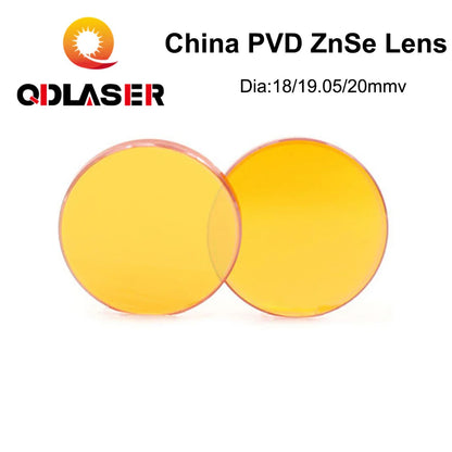 ZnSe Focus Lens USA CVD Lens Dia.12/15/18/20 FL25.4/38.1/50.8/63.5/76.2/101.6/127/160mm for CO2 Laser Engraving Cutting Machine