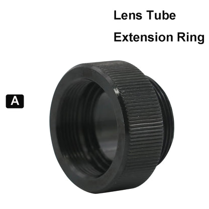 QDLASER Tube Extension Ring CO2 O.D.25mm Lens Tube for D20 F63.5mm/127mm Lens for CO2 Laser Cutting Machine