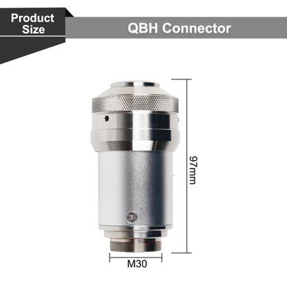 QDLASER QBH Fiber laser cutting head connector of Raytools Laser Head BT240 BT240S For Fiber Laser 1064nm Cutting Machine