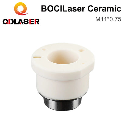 QDLASER BOCI Laser Ceramic Body Dia.41mm M11 High 34mm Nozzle Holder Ring for High Power Fiber Cutting Head BLT420 BLT641