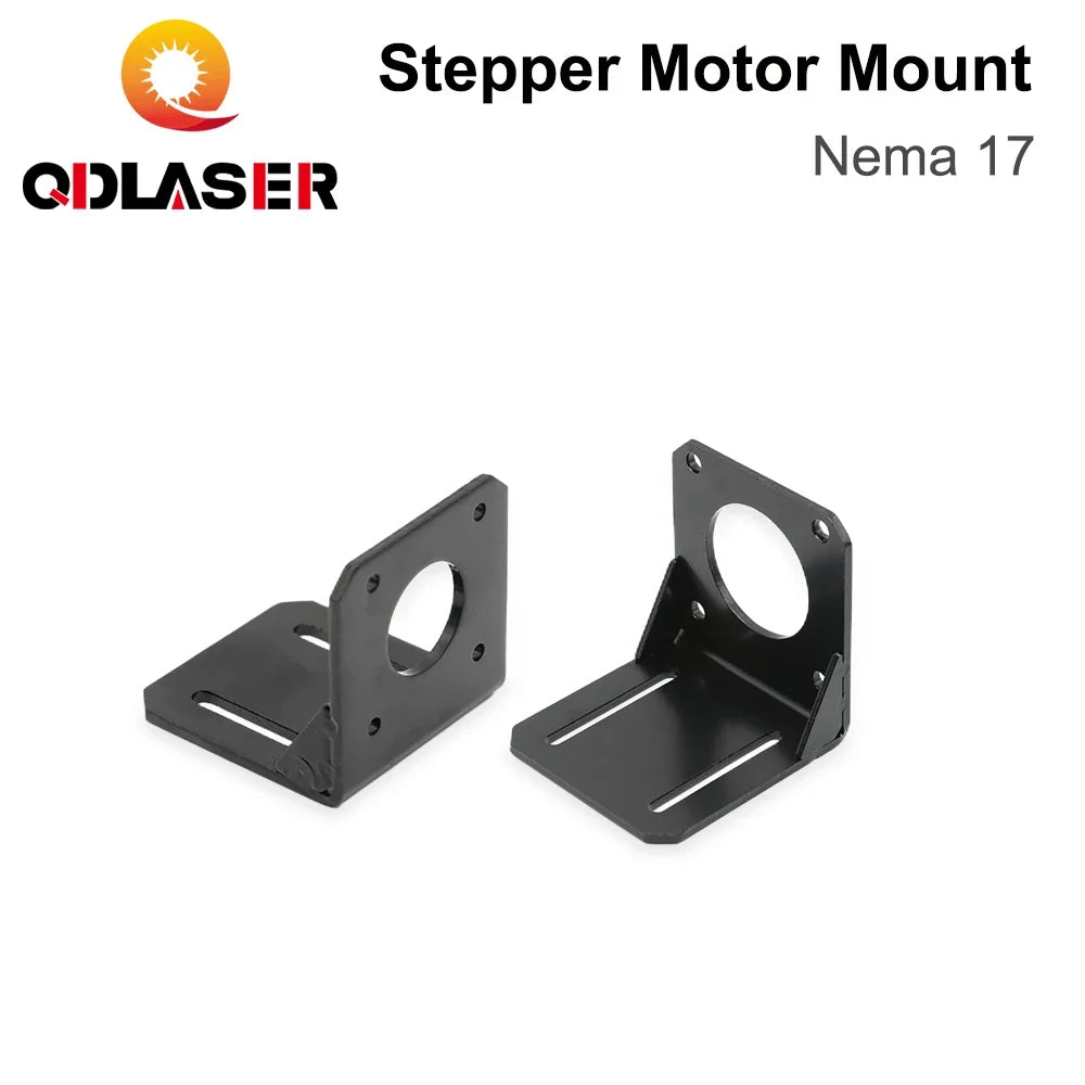 QDLASER Stepper motor base bracket For NEMA17 NEMA23 NEMA34 Stepper Motor Aluminum Fixed Seat Fastener mounting Bracket Support