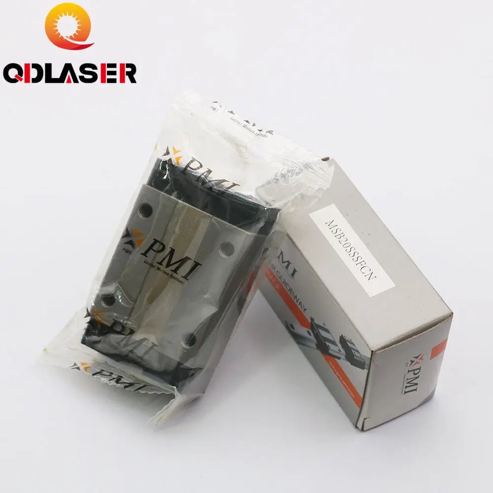 QDLASER Taiwan PMI Linear Guideway Carriage Block MSB20S for CO2 Laser Engraving Cutting Machine