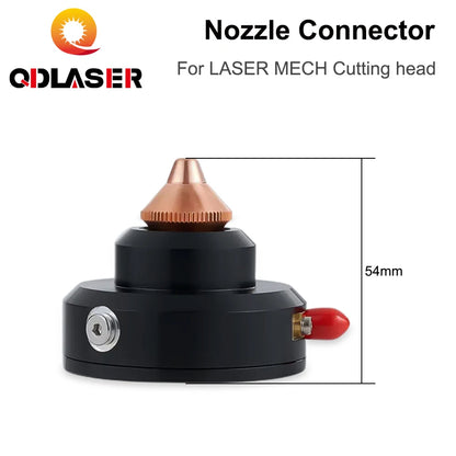 QDLASER Laser Cutting Head Nozzle Connector Dia. 20mm for Lasermech Cutting Head Shielded Tip Sensor