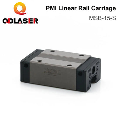 QDLASER CO2 Laser Cutting Machine Metal Parts High Quality PMI Linear Guideway Slider for CO2 Laser Engraving Cutting Machine