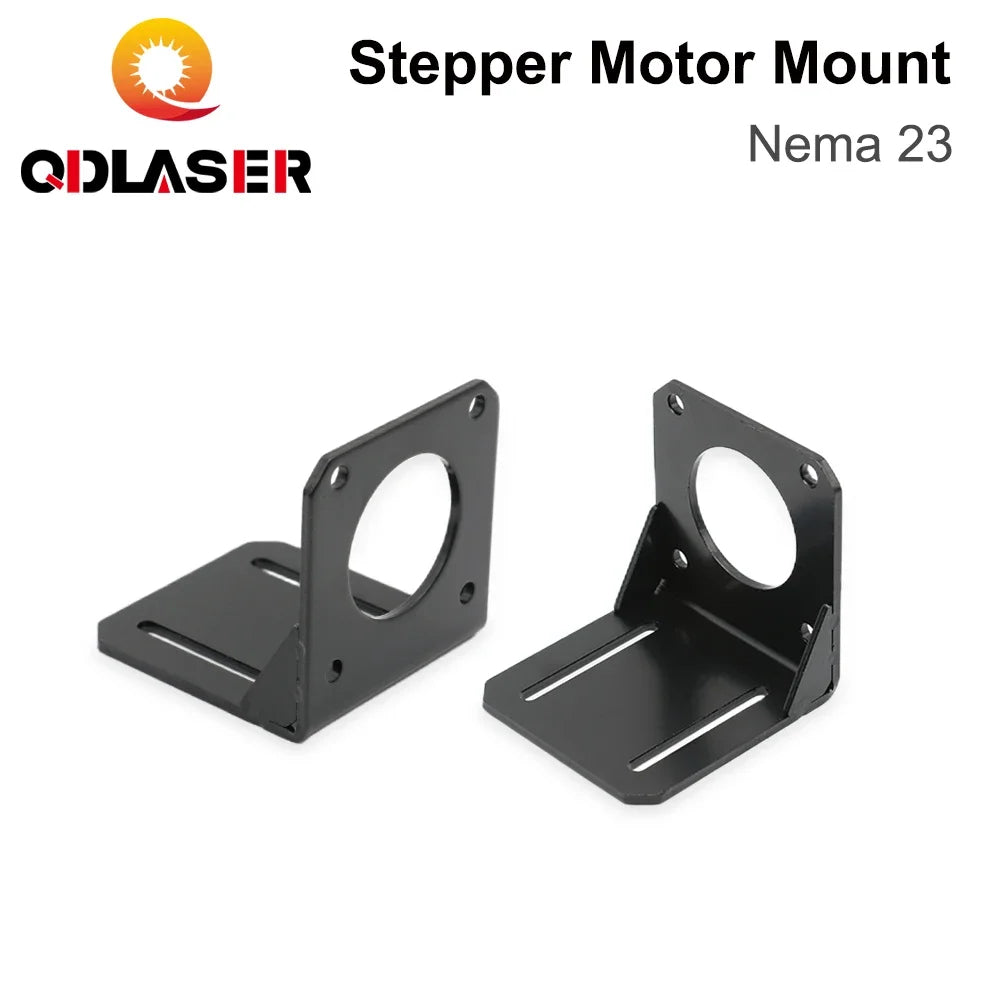 QDLASER Stepper motor base bracket For NEMA17 NEMA23 NEMA34 Stepper Motor Aluminum Fixed Seat Fastener mounting Bracket Support