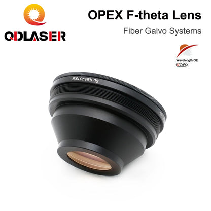 QDLASER OPEX F-theta Lens 1064nm 70x70-300x300mm F100-420nm for 1064nm YAG Optical Fiber Laser Marking Machine Lens Parts