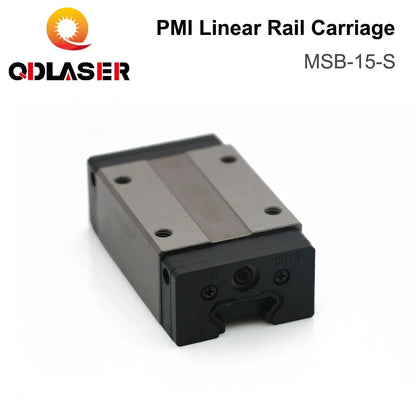 QDLASER CO2 Laser Cutting Machine Metal Parts High Quality PMI Linear Guideway Slider for CO2 Laser Engraving Cutting Machine