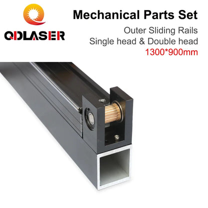 QDLASER Mechanical Laser External Slide Kits 1300mm*900mm DIY CO2 Laser 1390 For CO2 Laser Engraving Cutting Machine