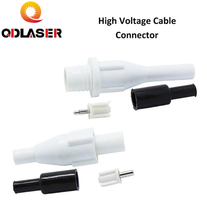 QDLASER Laser Power Supply High Electricity Adapter / Connector for High Voltage Cable