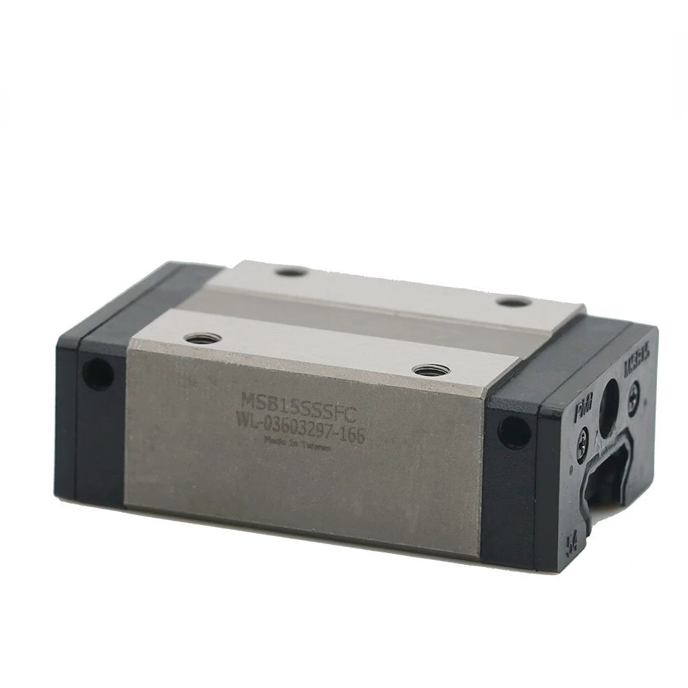 QDLASER Taiwan PMI Linear Guideway Carriage Block MSB15S-N for CO2 Laser Engraving Cutting Machine