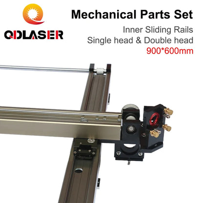 QDLASER Mechanical Inner Sliding Rails Kits Spare Parts DIY 900*600mm for 9060 CO2 Laser Engraving Cutting Machine