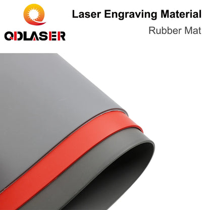 QDLASER Rubber Mat Laser DIY Engraving Materials for Laser Engraving & Marking Machine The DIY Printing and Engraving Materials