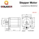 QDLASER Leadshine 863S42 3 Phase Stepper Motor for NEMA34 4.3A Length 103mm (4.06 inch) Shaft 12mm (0.472 inch)