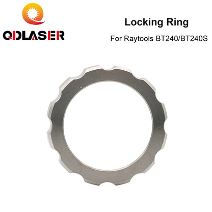 QDLASER Fasten Ring Nozzle Connection Part for Raytools BT240 BT240S Fiber laser Cutting head Nozzle Connector Fasten Ring