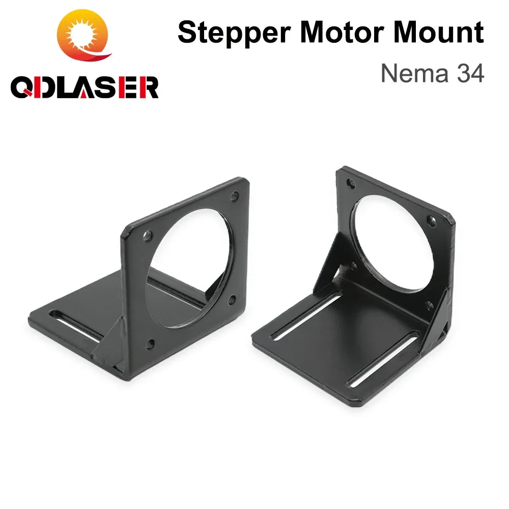 QDLASER Stepper motor base bracket For NEMA17 NEMA23 NEMA34 Stepper Motor Aluminum Fixed Seat Fastener mounting Bracket Support