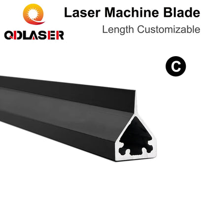 QDLASER High quality aluminum blade Tool Workbench surface Knife Strip For CO2 Laser Cutting and Engraving Acrylic Material