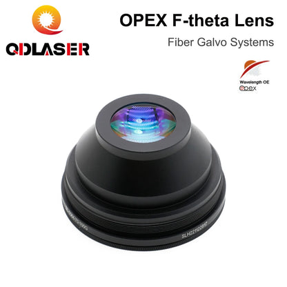 QDLASER OPEX F-theta Lens 1064nm 70x70-300x300mm F100-420nm for 1064nm YAG Optical Fiber Laser Marking Machine Lens Parts